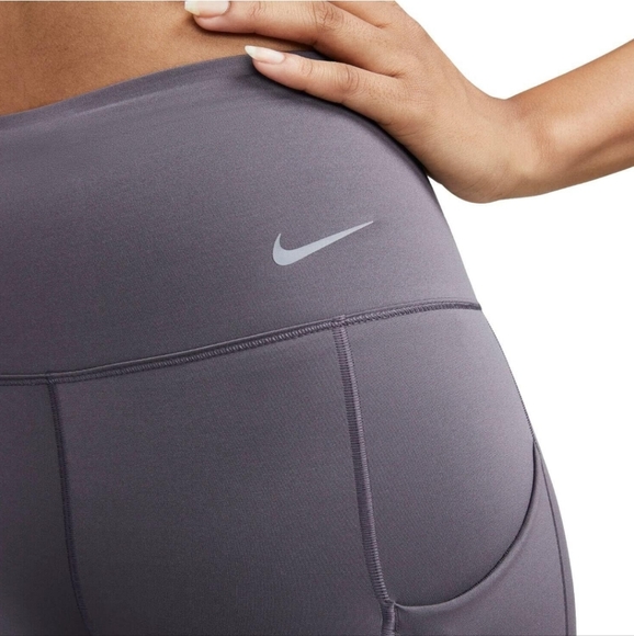 Nike Go Women's Firm-Support High-Waisted 7/8 Leggings with Pockets - Picture 5 of 12